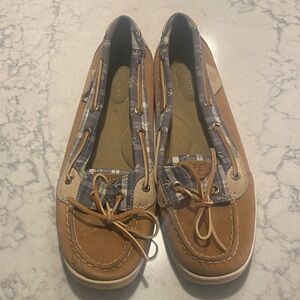 Sperry Women's Brown and Blue Loafers